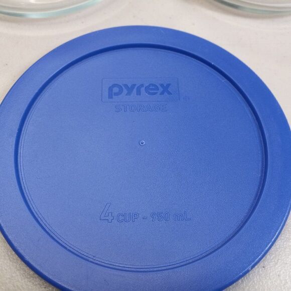 Pyrex Food Storage Container 4 cup Glass Bowls 1 lid - Picture 3 of 5